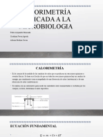 Calorimetría Aplicado A La Microbiologia