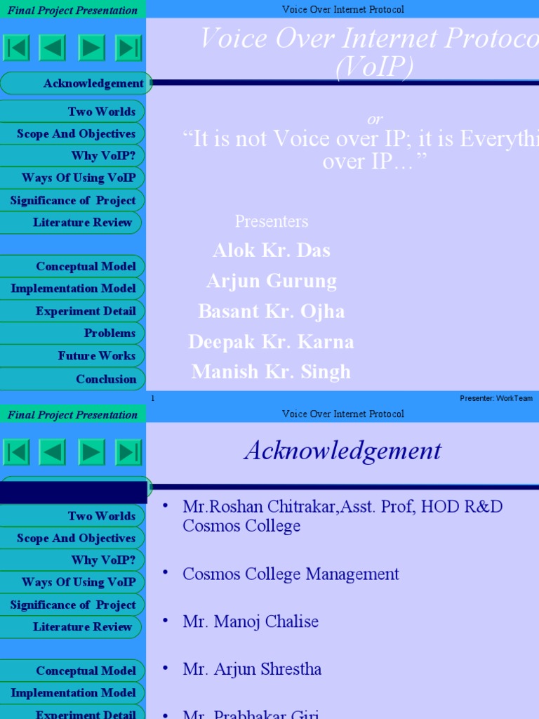 VoIP Project for Tech Students | PDF | Voice Over Ip | Internet