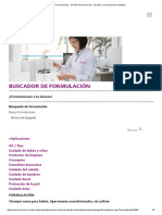 Formulaciones - Evonik Personal Care - El Alma y La Ciencia de La Belleza PDF