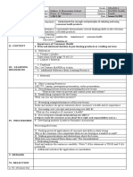 Daily Lesson Plan: Understands The Concepts and Principles of Selecting and Using Consumer Health Products