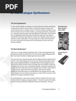 2: True Analogue Synthesizers: The First Synthesizer?