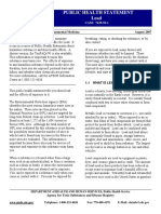 Public Health Statement Lead: Division of Toxicology and Environmental Medicine August 2007