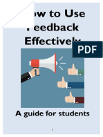 How To Use Feedback Effectively: A Guide For Students
