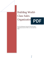 Building World-Class Sales Organizations