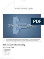 G76 Screw Thread Cycle PDF