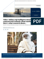 Video - Indian Yogi Sadhguru Mocked For Controversial Remarks About Mother's Milk. Here's What Research Shows... - India - Gulf News PDF