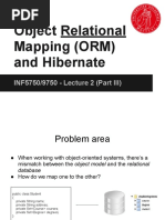 Inf5750 - Lecture 2. C - Hibernate Intro PDF