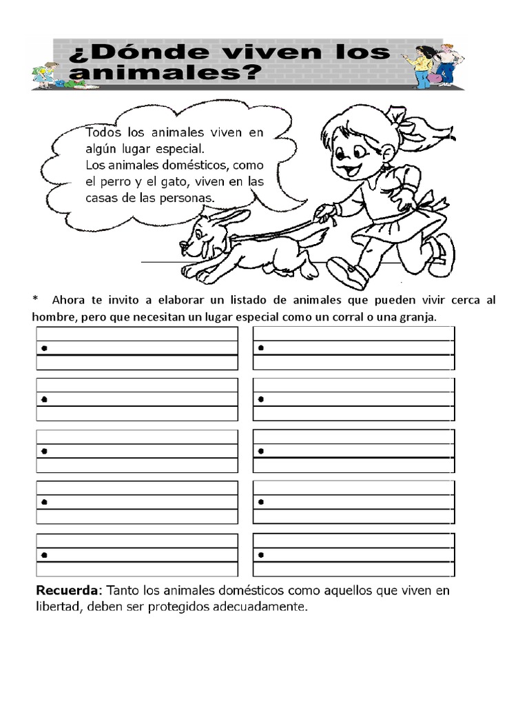 Donde Viven Los Animales | PDF