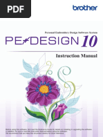 Instruction Manual: Personal Embroidery Design Software System