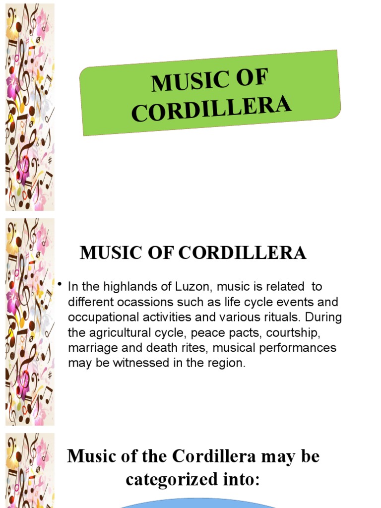Music Of Cordillera G7 Performing Arts Sound