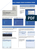 Wireless Adapter Quick Installation Guide: 1.software and Driver Setup