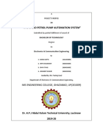"Rfid Based Petrol Pump Automation System": Dr. A.P.J Abdul Kalam Technical University, Lucknow 2019-20