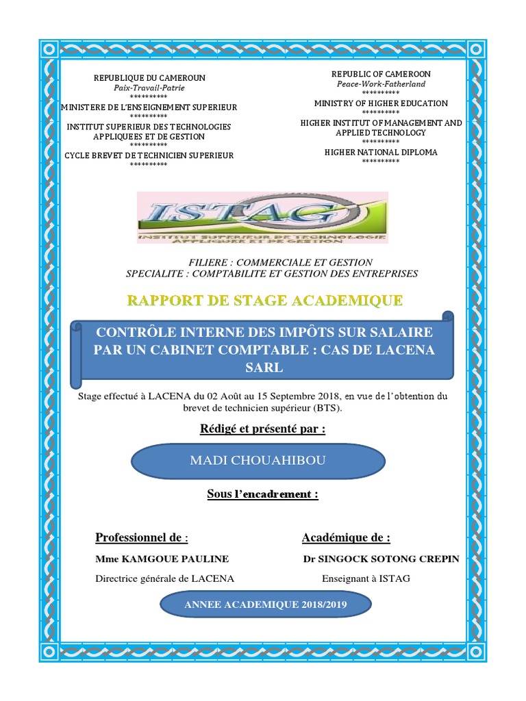 Rapport De Stage Pdf Heures Supplementaires Salaires