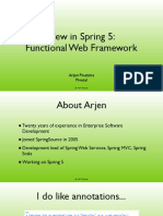 New in Spring 5: Functional Web Framework: Arjen Poutsma Pivotal