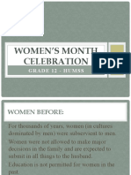 Women's Month Celebration