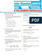 Ejercicios de Polinomios Especiales para Tercer Grado de Secundaria