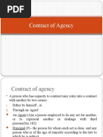 Contract of Agency