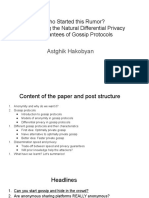 Who Started This Rumor? Quantifying The Natural Differential Privacy Guarantees of Gossip Protocols