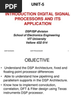 UNIT 5 (DSP Processor)