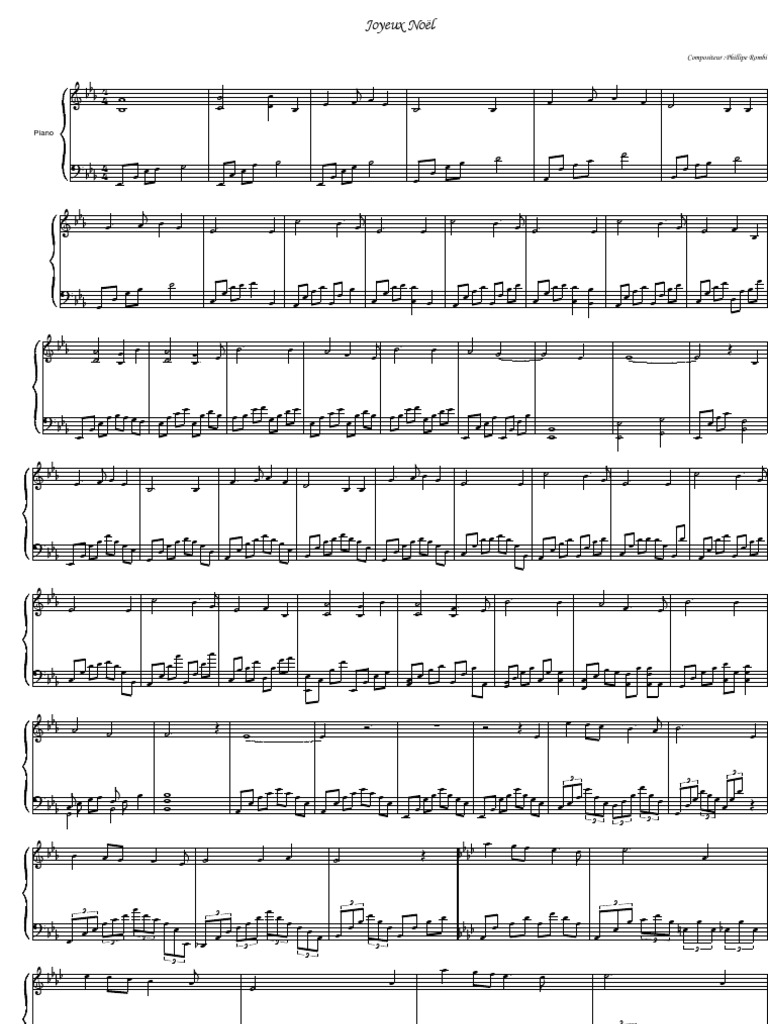 Joyeux Noël (Hymne Des Fraternisés) | PDF
