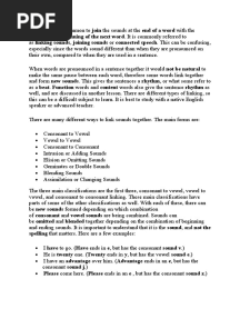 Connected Speech Rules