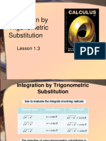 Lesson 1.3 - Integ by Trigo Substitution