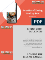 Benefits of Eating Healthy Diet