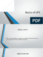 Basics of UPS