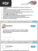 tweet the text - lamb to the slaughter