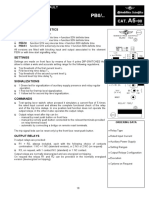 General Characteristics: Dual Level Earth Fault Relay