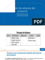 Gestión Del Alcance Del Proyecto