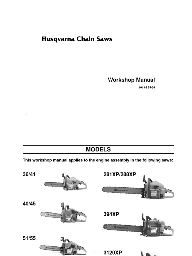 Husqvarna Service Manual