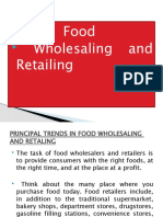 Food Wholesaling and Retailing