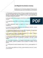 Ejercicios de Regla de Tres Directa e Inversa PDF