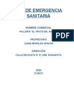 Plan de Emergencia Sanitaria