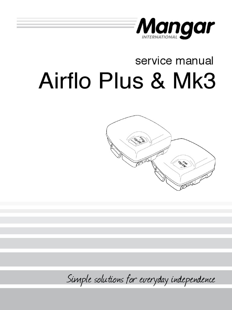 Mangar Airflo Plus & Mk3 Service Manual, PDF