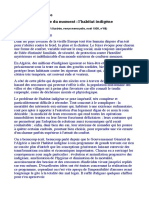 Lathuilliere Un Probleme D'habitat Indigène PDF