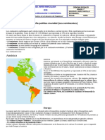 Geografía Política Mundial Taller 3