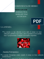 Anemia Por Deficiencia de Hierro