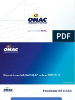 Disposiciones IAAC IAF ILAC Ante COVID-19 - Microsite ONAC