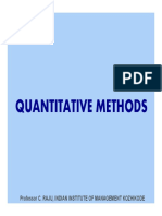 Quatitative Method