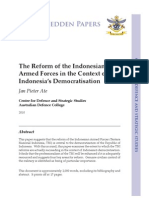 "The Reform of the Indonesian  Armed Forces in the Context of  Indonesia’s Democratisation" by Jan Pieter Ate