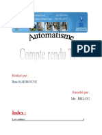 Compte Redu Ilias RAHMOUNI TP1 Automatisme