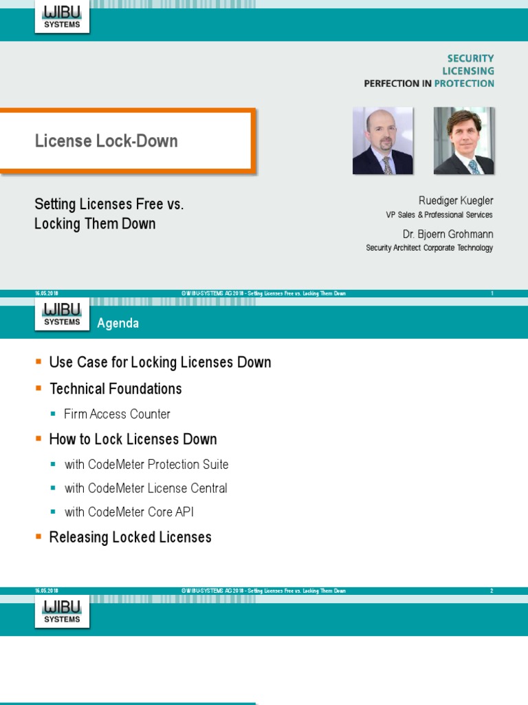 License Lock-Down: Setting Licenses Free vs. Locking Them Down | PDF ...