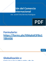 Gestión Del Comercio Internacional: Dra. Janett Erika Bermeo Rodríguez
