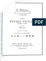 DÉLÈCLUSE, U. - 20 Études Faciles PDF