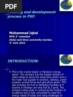 Training and Development Process in PSO