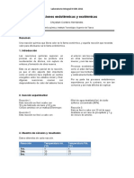 Unidad 2. Practica 4. Reacciones Exótermicas y Endótermicas