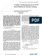 Design of Water Quality Monitoring Based On SVM and Its Simulation Platform by Remote Sensing