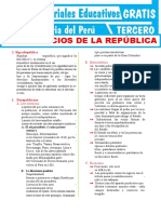 Perú A Inicios de La República para Tercer Grado de Secundaria